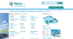 Desktop Screenshot of hory.cz
