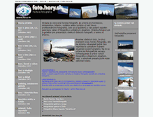 Tablet Screenshot of foto.hory.sk