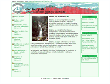 Tablet Screenshot of eko.hory.sk